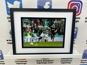 Jason Denayer signed and framed 12x8” Celtic photo