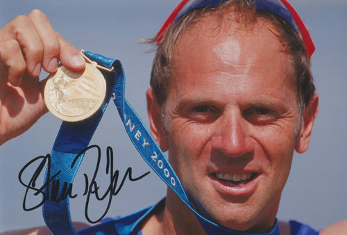 Steve Redgrave signed 12x8” Rowing photo