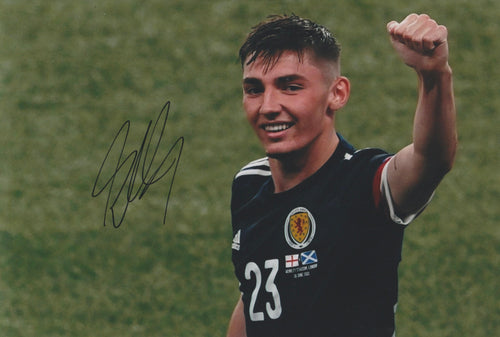 Billy Gilmour signed 12x8” Scotland photo