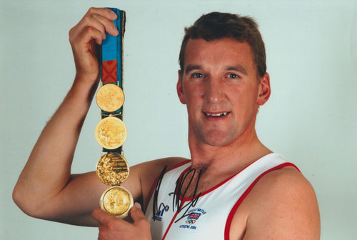 Matthew Pinsent signed 12x8” rowing photo