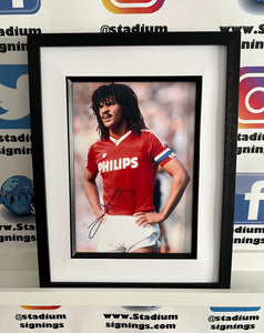 Ruud Gullit signed and framed 12x8” Netherlands photo