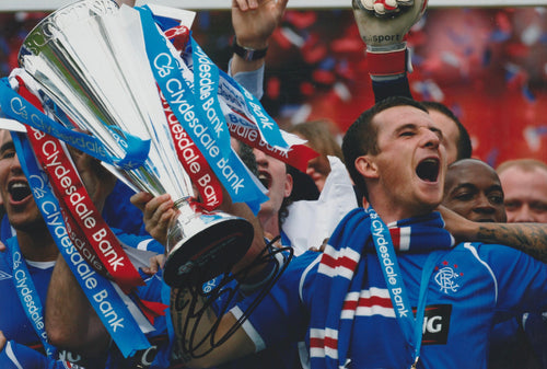 Barry Ferguson signed 12x8” Rangers photo