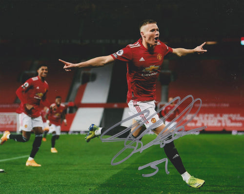 Scott McTominay signed 10x8” Manchester United