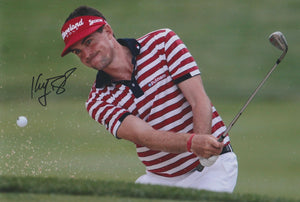 Keegan Bradley signed 12x8” golf photo