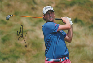 Webb Simpson signed 12x8” golf photo