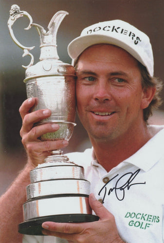 Tom Lehman signed 12x8” golf photo