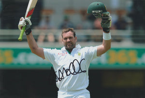 Jacques Kallis signed 12x8” cricket photo