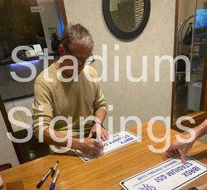 Gary Stevens signed Rangers Ibrox Stadium Street Sign