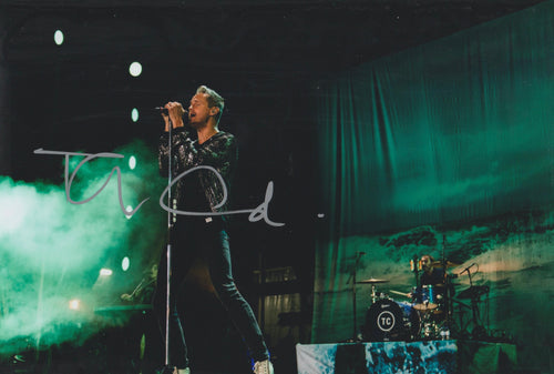 Tom Chaplin signed 12x8” Keane photo