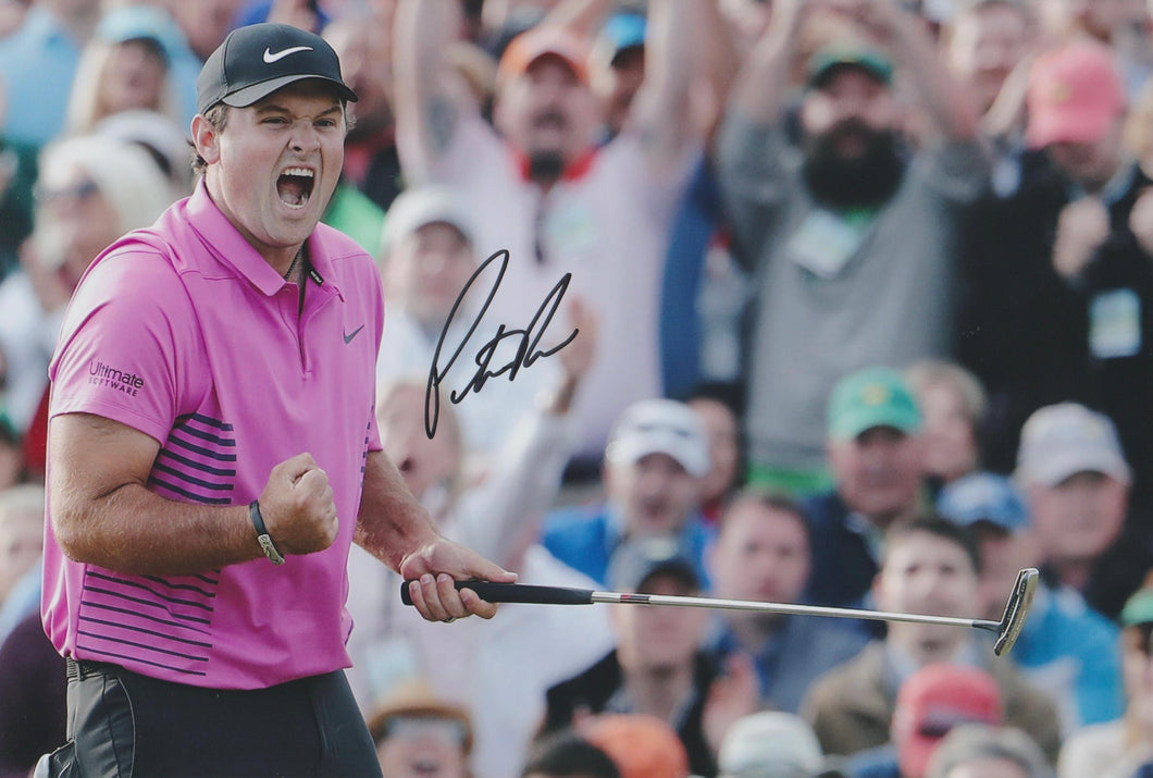 Patrick Reed signed 12x8” Masters photo