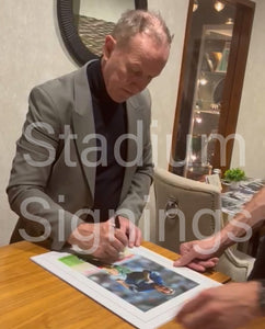 Trevor Steven signed 16x12” Rangers photo