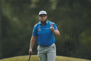 Andrew “Beef” Johnson signed 12x8” golf photo