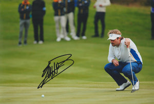 Victor Dubuisson signed 12x8” Ryder Cup photo