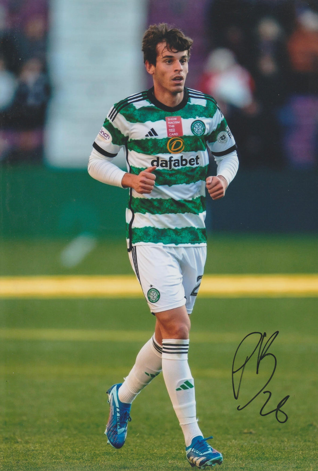 Paulo Bernardo signed 12x8” Celtic photo