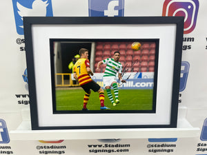 Emilio Izaguirre signed and framed 12x8” Celtic photo