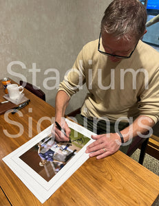 Gary Stevens signed 16x12” Rangers photo