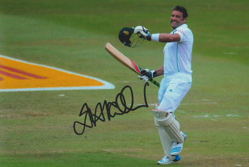 Jacques Kallis signed 12x8” cricket photo