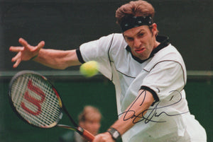 Greg Rusedski signed 12x8” tennis photo