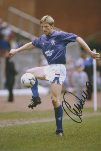 Gary Stevens signed 12x8” Rangers photo