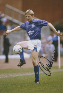 Gary Stevens signed 12x8” Rangers photo