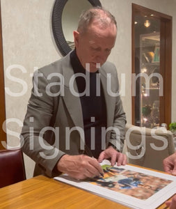 Trevor Steven signed 16x12” Rangers photo