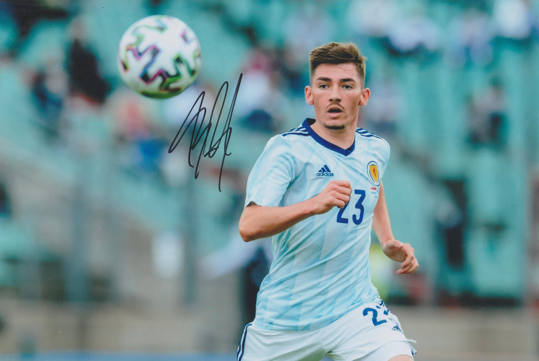 Billy Gilmour signed 12x8” Scotland photo