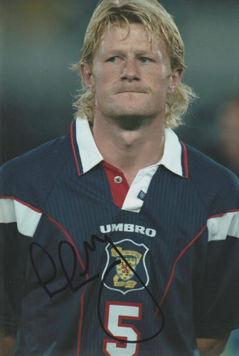 Colin Hendry signed 12x8” Scotland photo