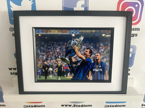 Dejan Stankovic signed and framed 12x8” Inter Milan photo