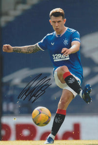 Ryan Jack signed 12x8” Rangers photo