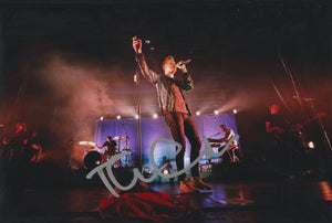 Tom Chaplin signed 12x8” Keane photo