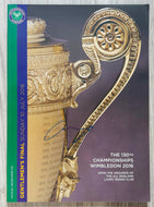 Andy Murray signed 2016 Wimbledon Final programme