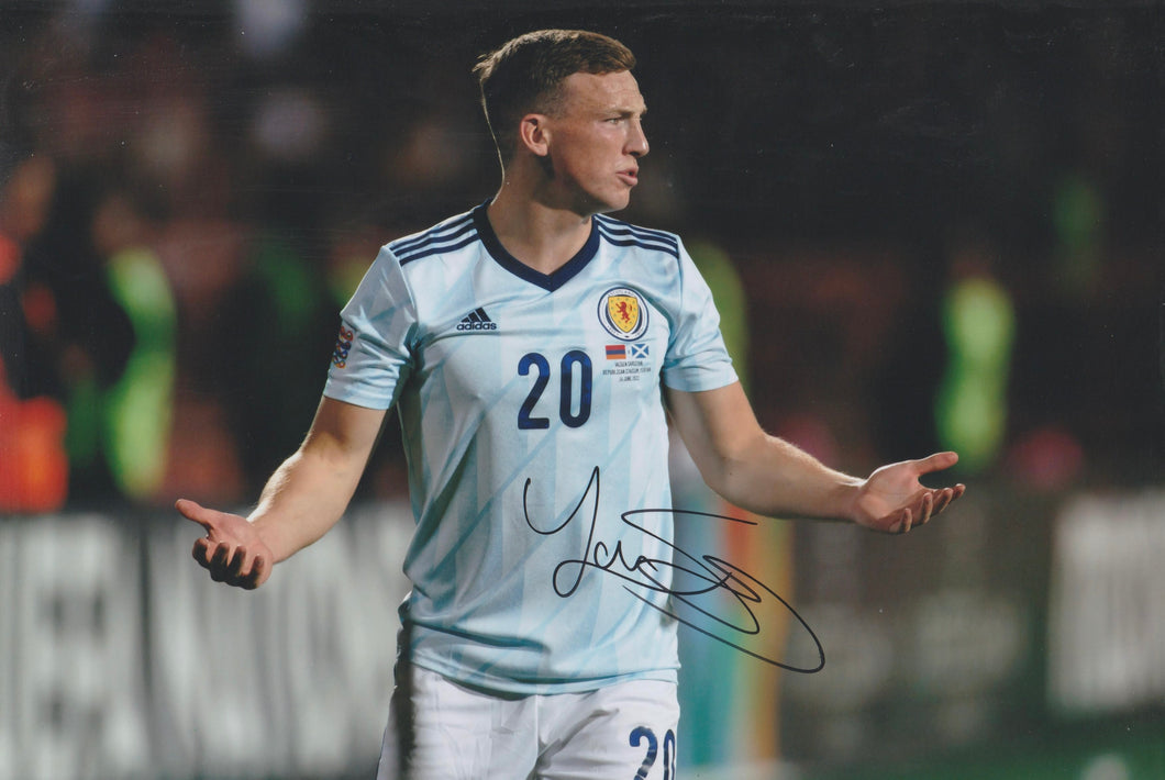 Lewis Ferguson signed 12x8” Scotland photo