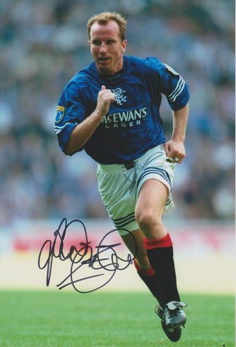 Trevor Steven signed 12x8” Rangers photo