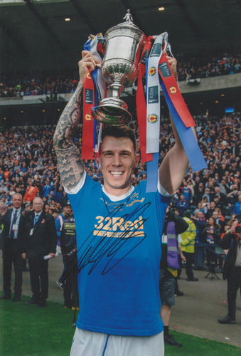 Ryan Jack signed 12x8” Rangers photo