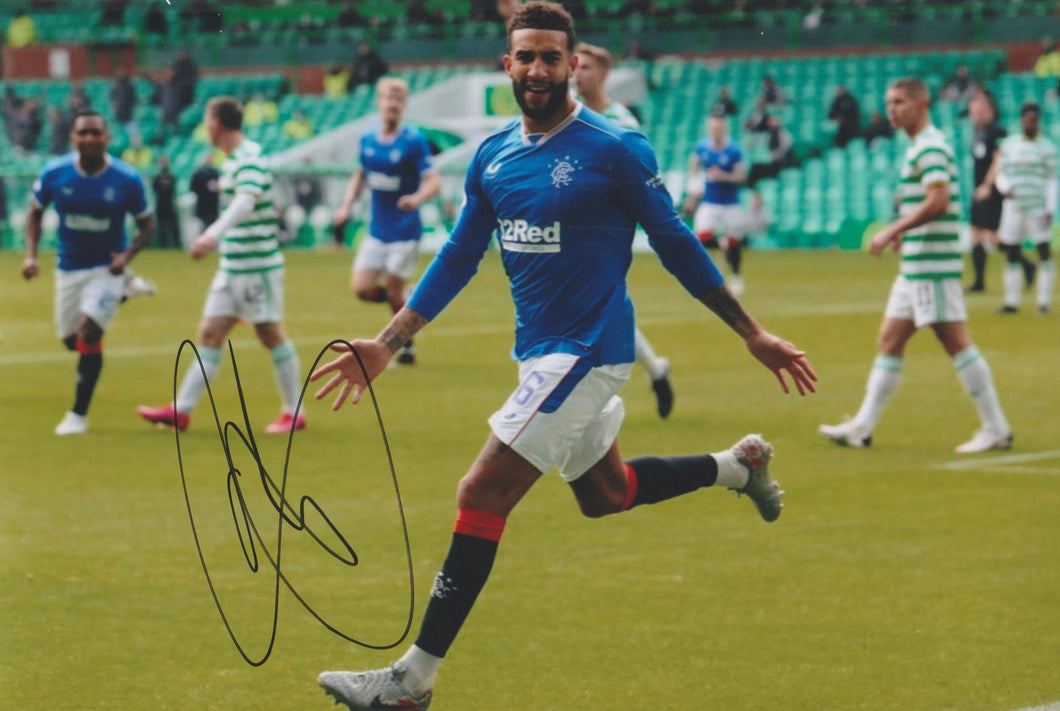 Connor Goldson signed 12x8” Rangers photo