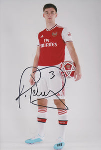 Kieran Tierney signed 12x8” Arsenal photo