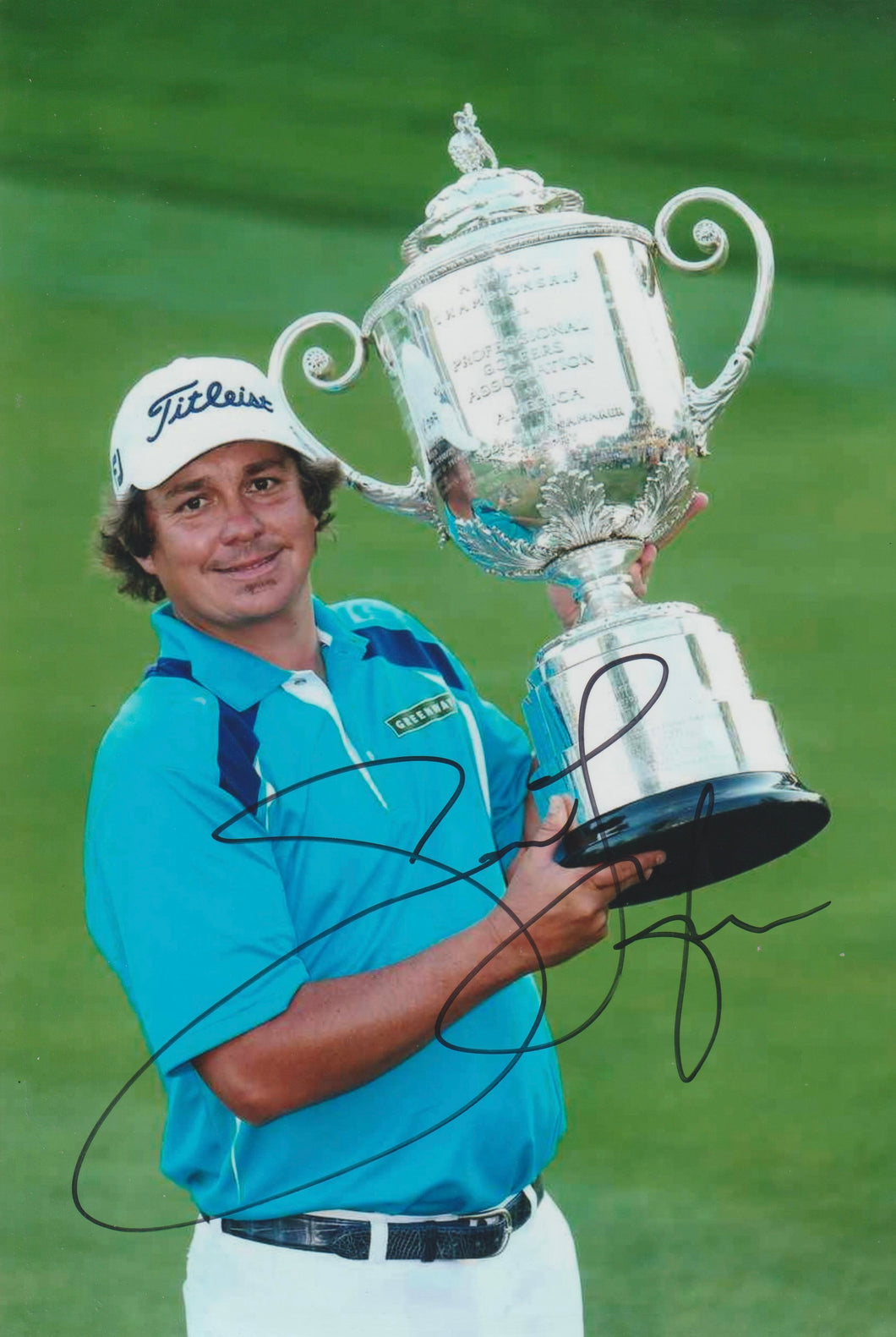 Jason Dufner signed 12x8” golf photo