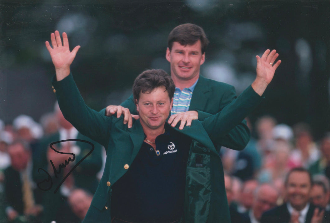 Ian Woosnam signed 12x8” Masters golf photo