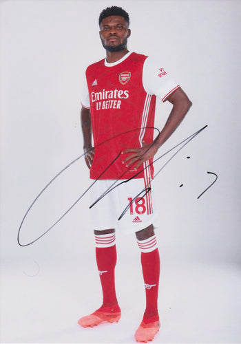 Thomas Partey signed 12x8” Arsenal photo