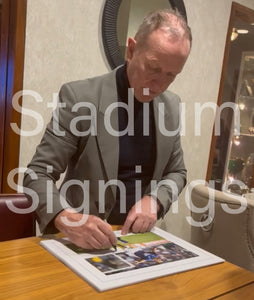 Trevor Steven signed 16x12” Rangers photo