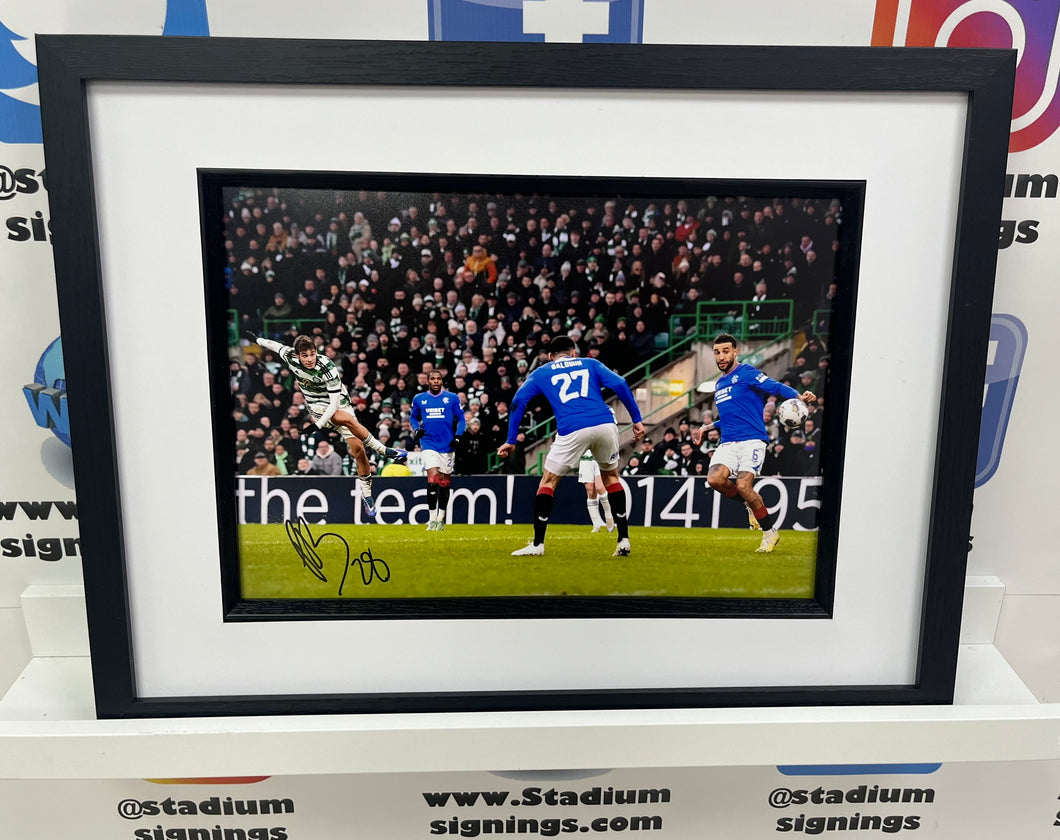 Paulo Bernardo signed and framed 12x8” Celtic photo