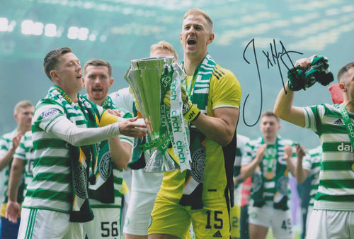 Joe Hart signed 12x8” Celtic photo