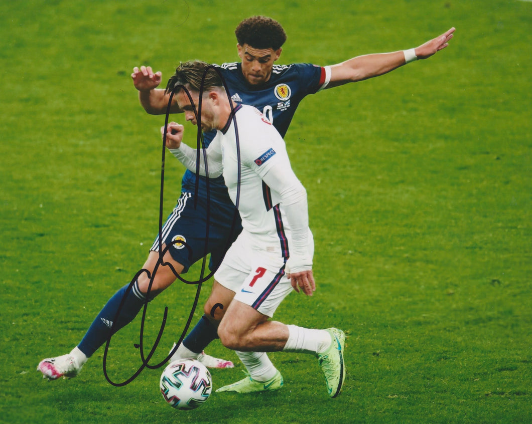 Che Adams signed 10x8” Scotland photo