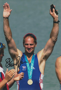 Steve Redgrave signed 12x8” Rowing photo