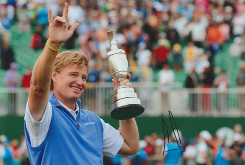 Ernie Els signed 12x8” golf photo