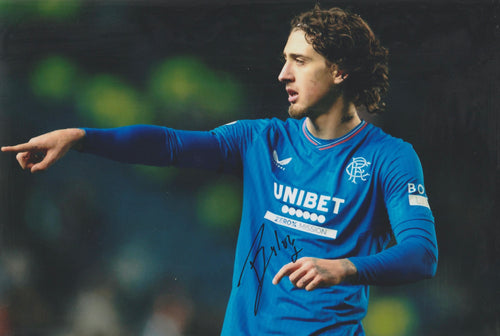 Fabio Silva signed 12x8” Rangers photo