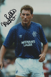 Terry Butcher signed 12x8” Rangers photo