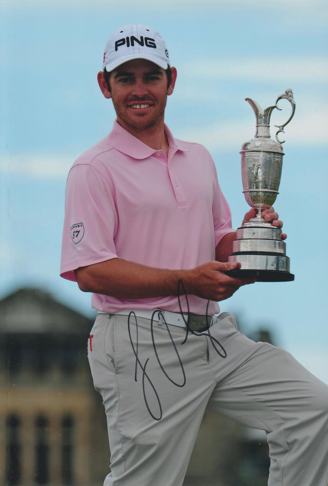 Louis Oosthuizen signed 12x8” golf photo