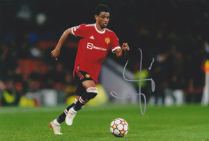 Amad Diallo signed 12x8” Manchester United photo