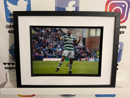 Cameron Carter-Vickers signed and framed 12x8” Celtic photo